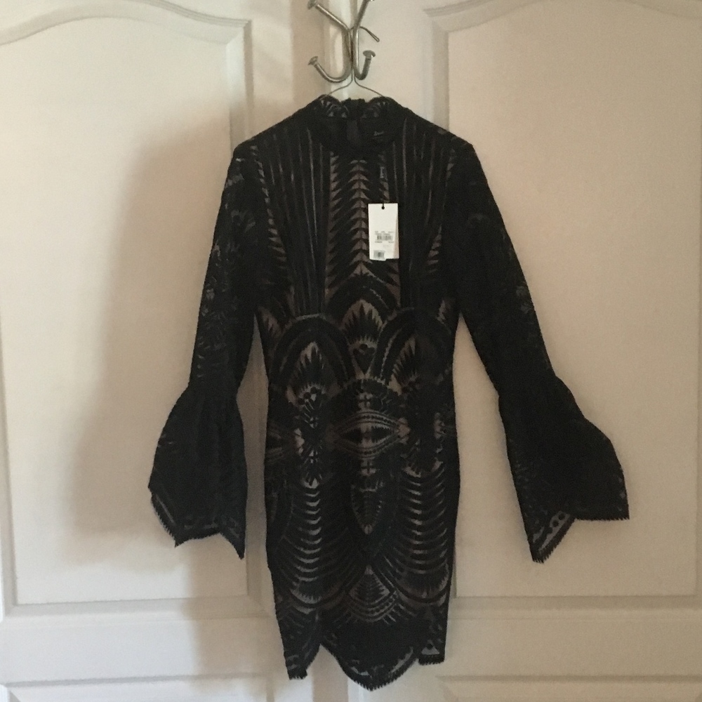 Nordstrom Bardot Emmie Black Dress